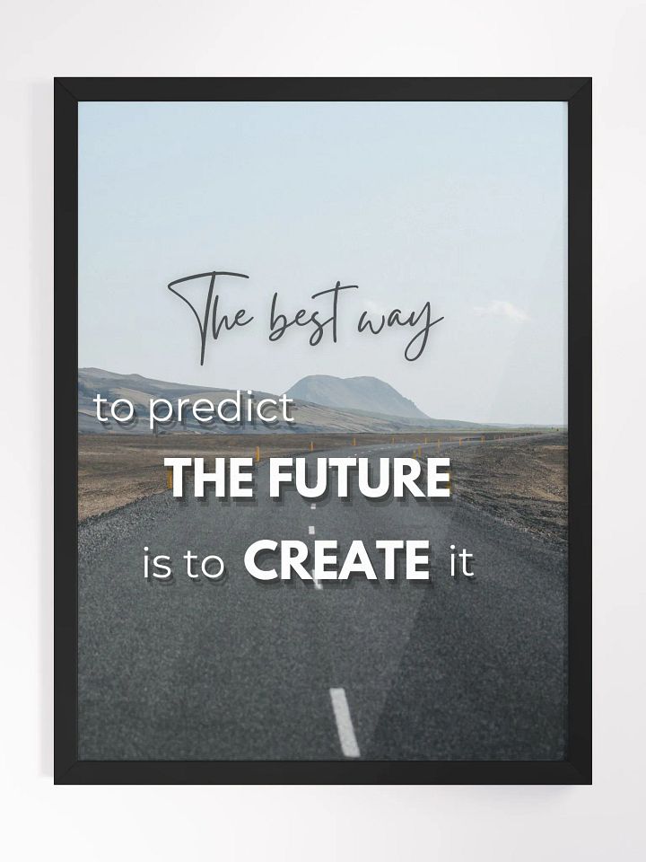 Create your future frame poster product image (1)