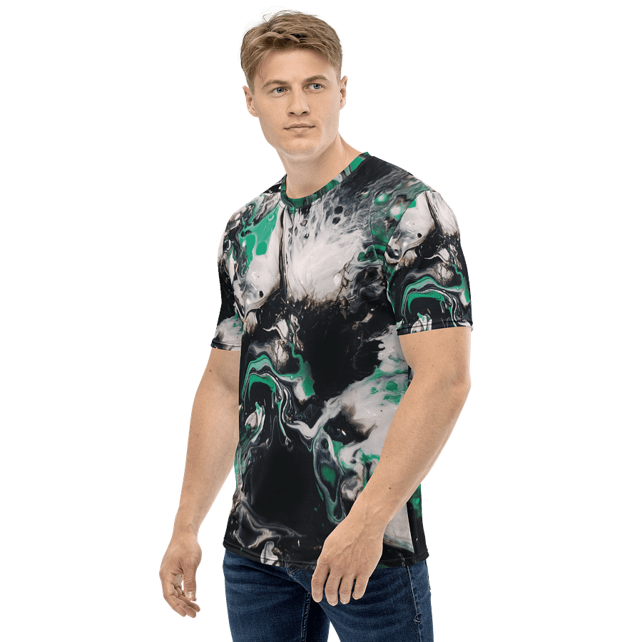 Green Waves - Vivid Expression All-Over Print Tee product image (3)