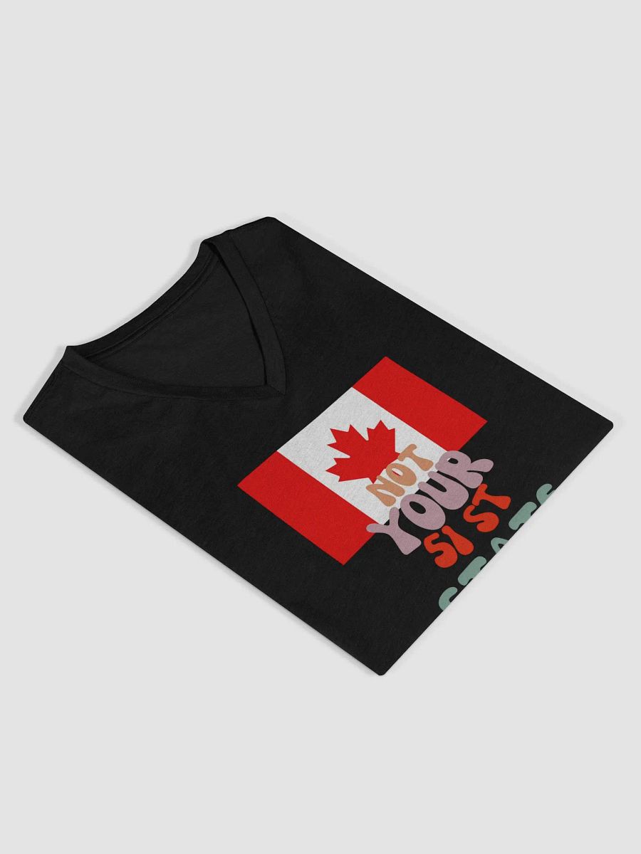 Canadian Flag Statement V-Neck Tee product image (16)