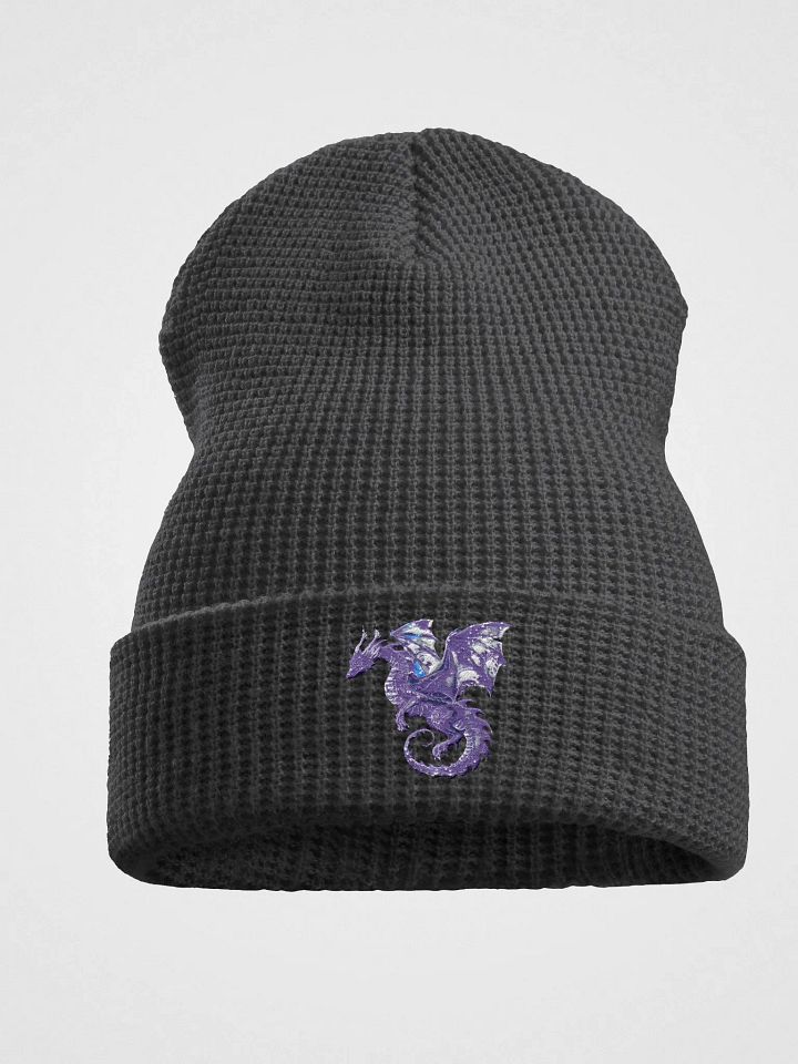 Crystal Dragon Waffle Knit Beanie product image (1)