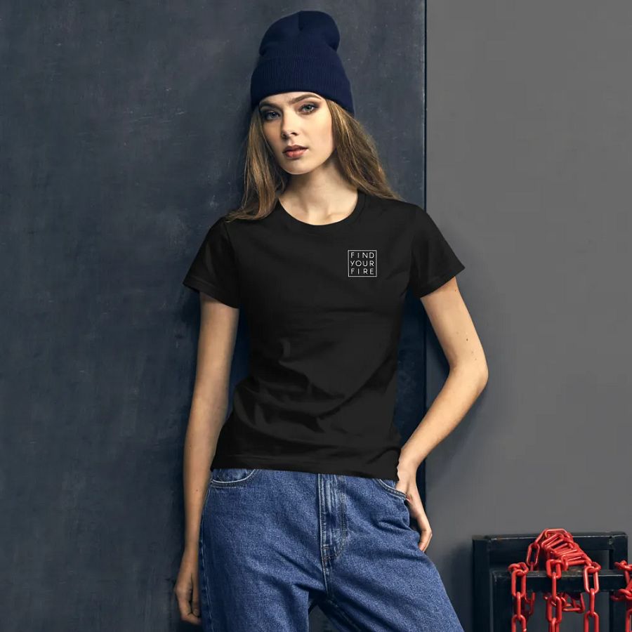 FIND YOUR FIRE Women's fitted T product image (3)