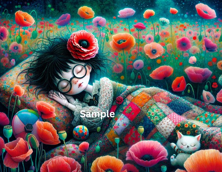 Porcelain Doll In Field Of Flowers product image (1)