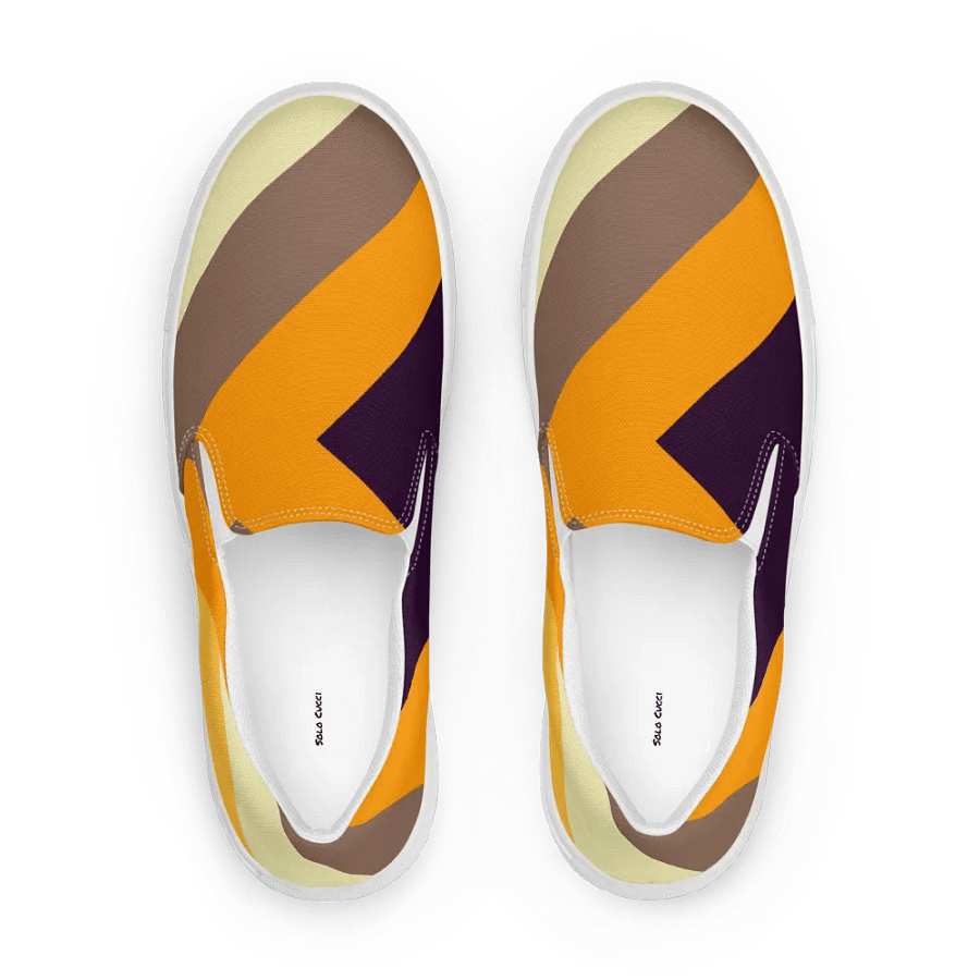 Orange Zag Slip-Ons product image (1)