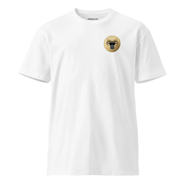 Minimal Coin T-Shirt [White] product image (1)