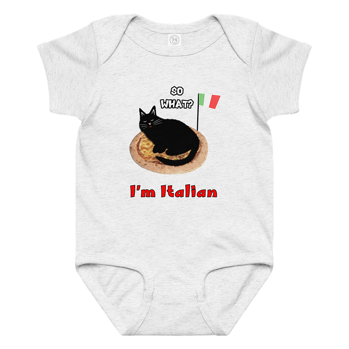 Italian Cat Baby Bodysuit product image (5)