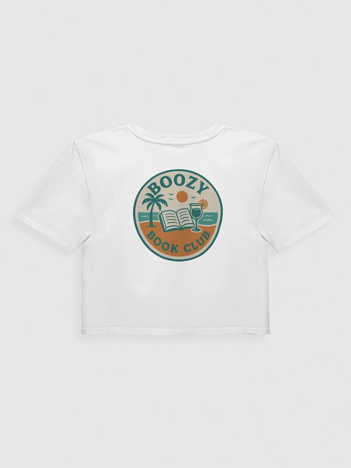 Boozy Book Club Beach Day Crop Top product image (5)