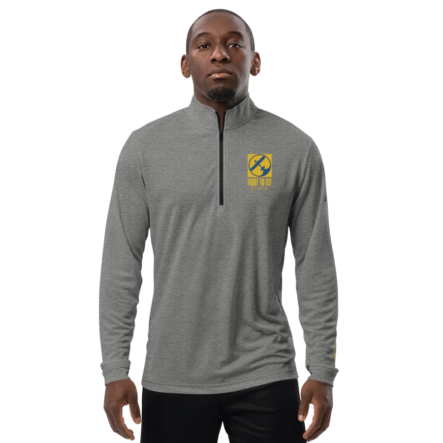 Fight to Fly Studio - Adidas Lightweight Quarter-Zip Pullover product image (3)