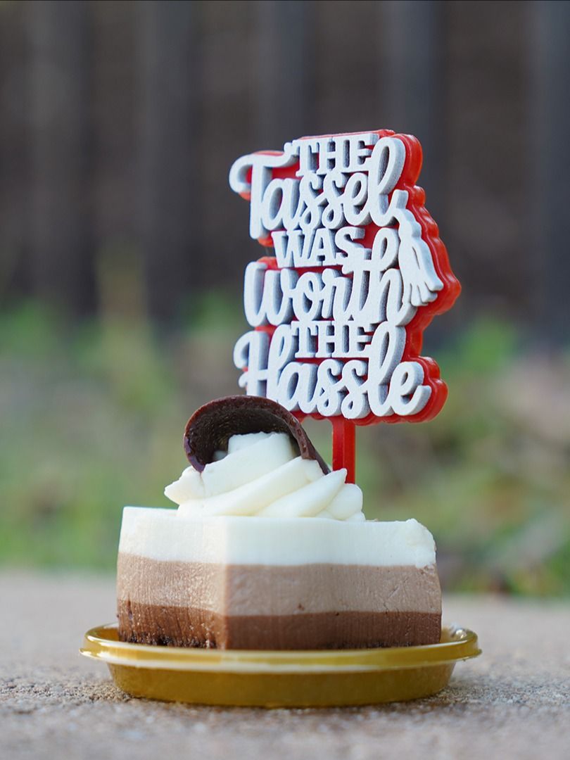 The Tassel Was Worth the Hassle - Graduation Topper - Laser Cut Design File product image (10)