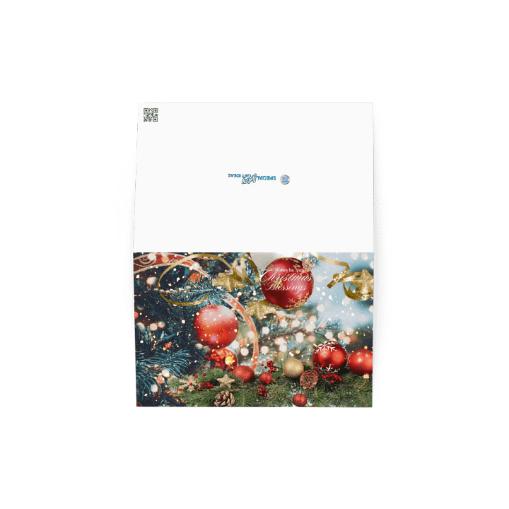 Christmas Blessings Greeting Card friends family colleagues product image (4)