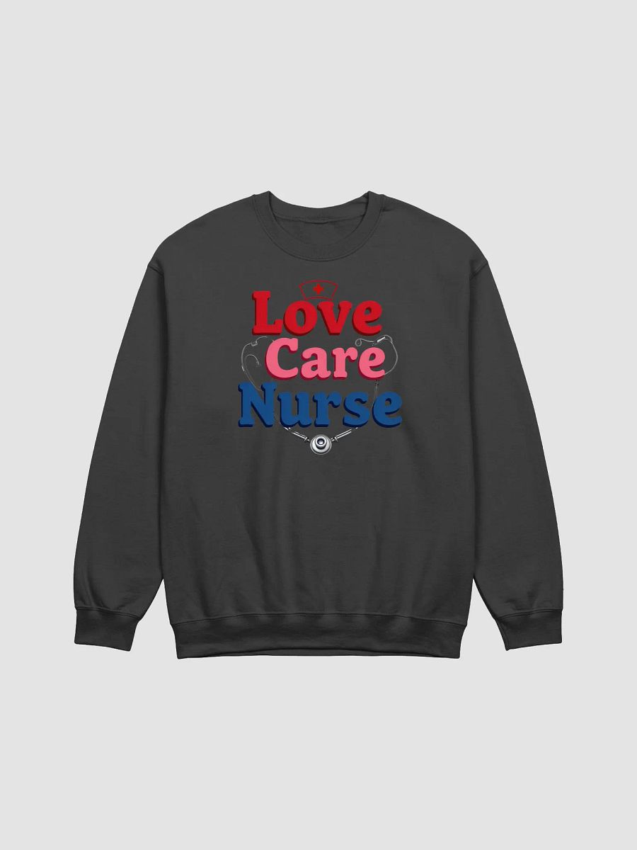 Stethoscope Love Care Nurse Crewneck product image (8)