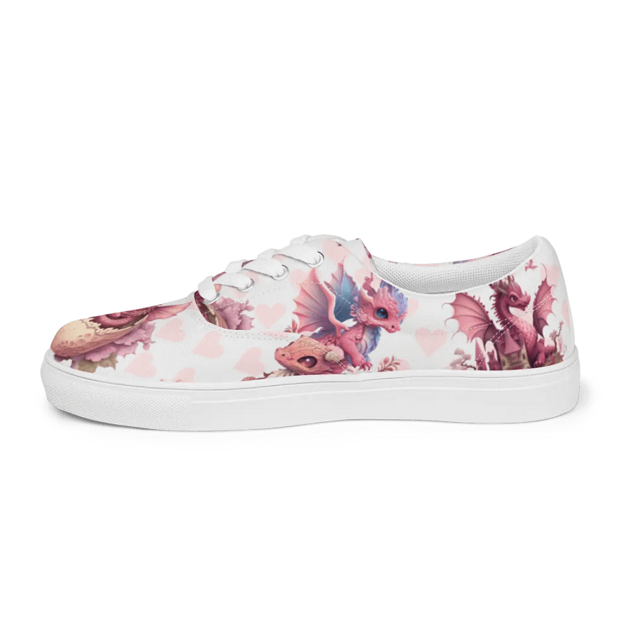 Whimsical Dragon Fantasy Lace-Up Shoes product image (8)