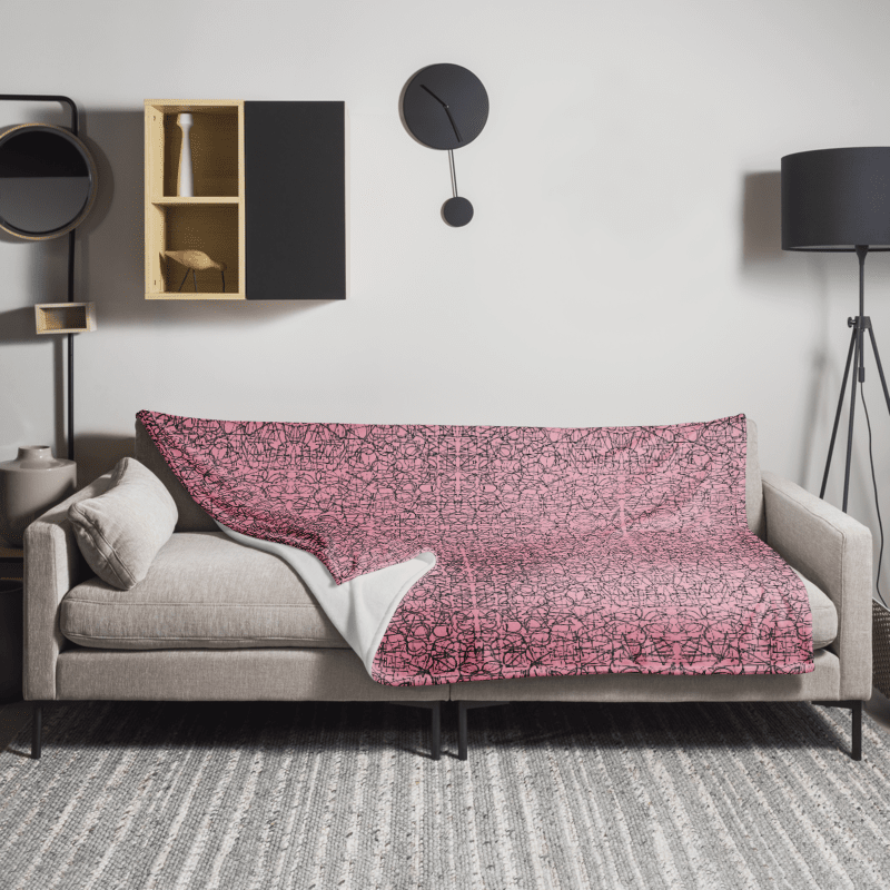 No Rockin' Angel Throw (Pink) product image (2)