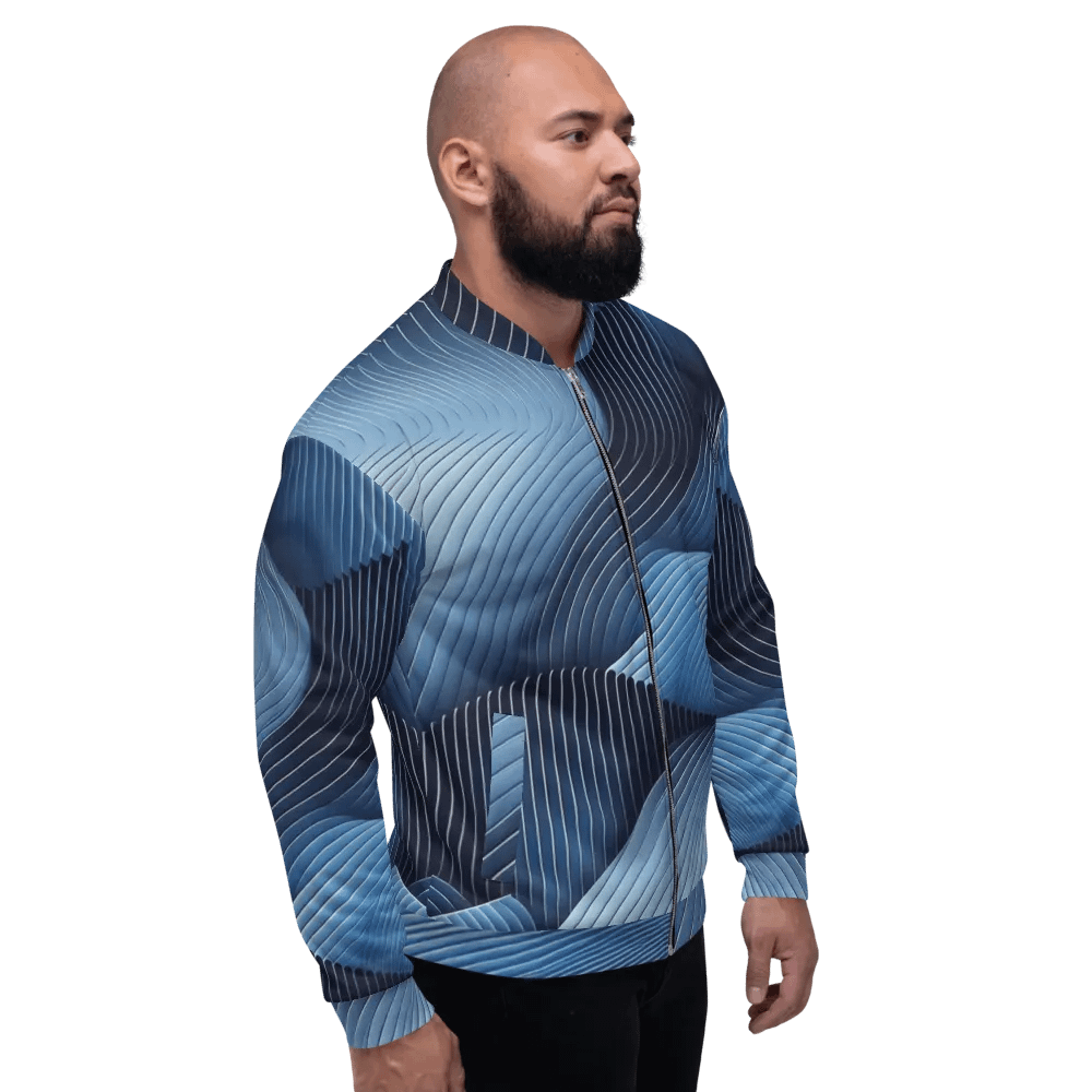 Men's Azure Wave-Print Jacket product image (7)