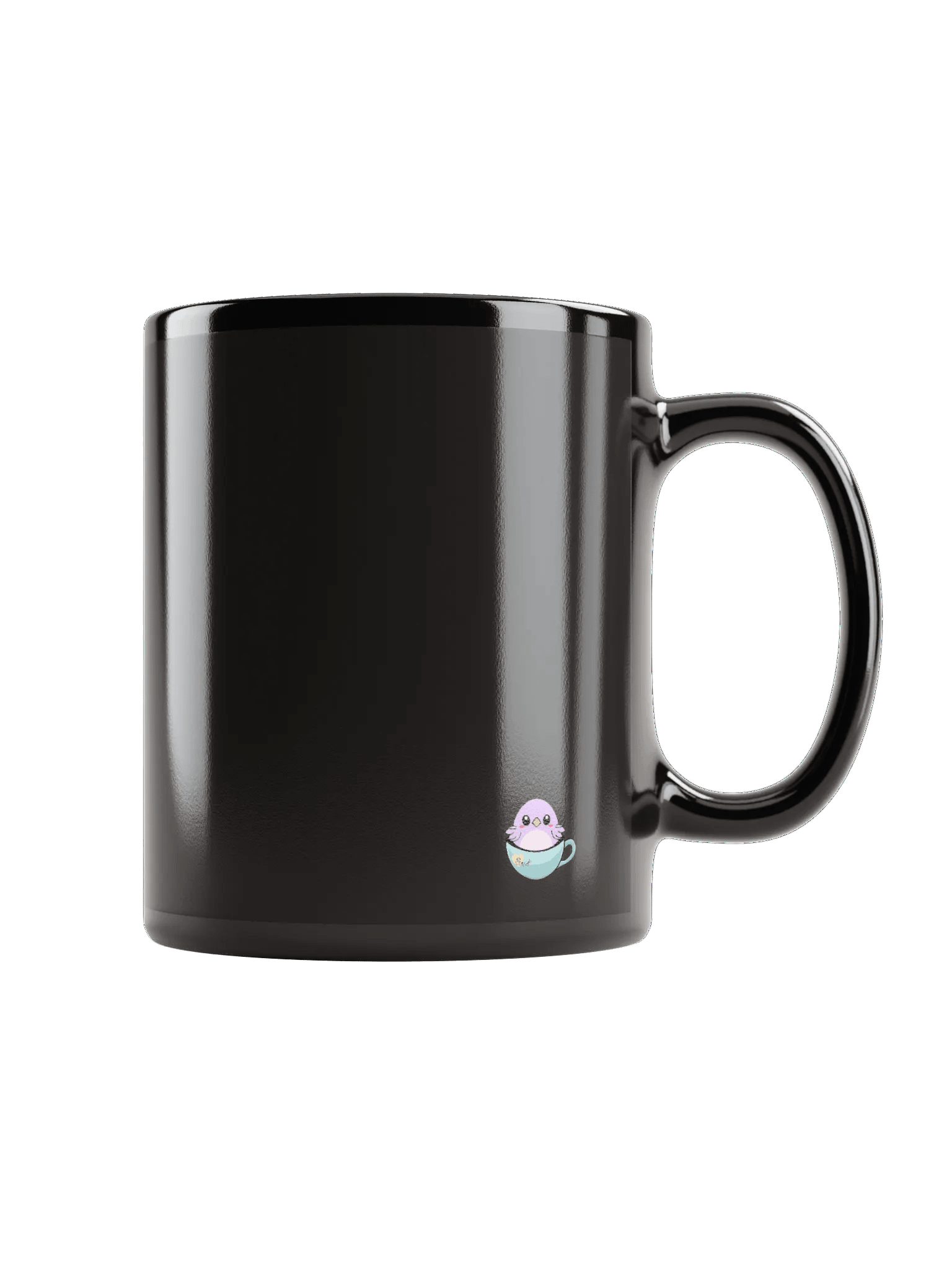 Cat Cup & Book | Black Mug product image (4)