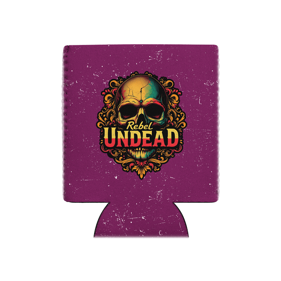 Rebel Undead Skull Can Cooler product image (1)