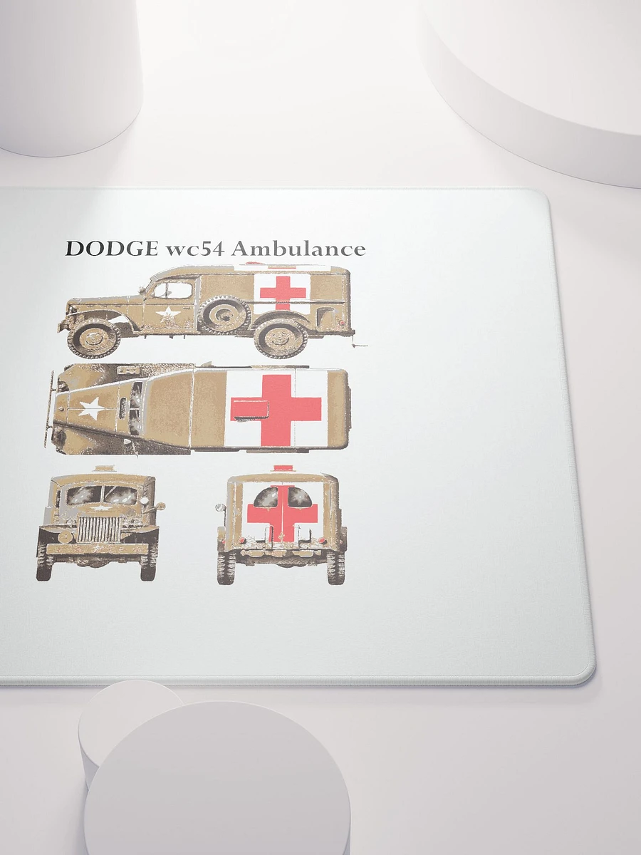 Red Cross Military Ambulance Multi-View Gaming Mouse Pad product image (9)