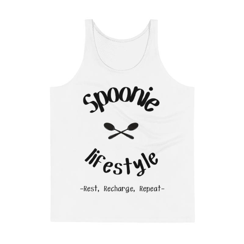 Spoonie Lifestyle- Rest, Recharge, Repeat Tank Top (Men's) product image (1)