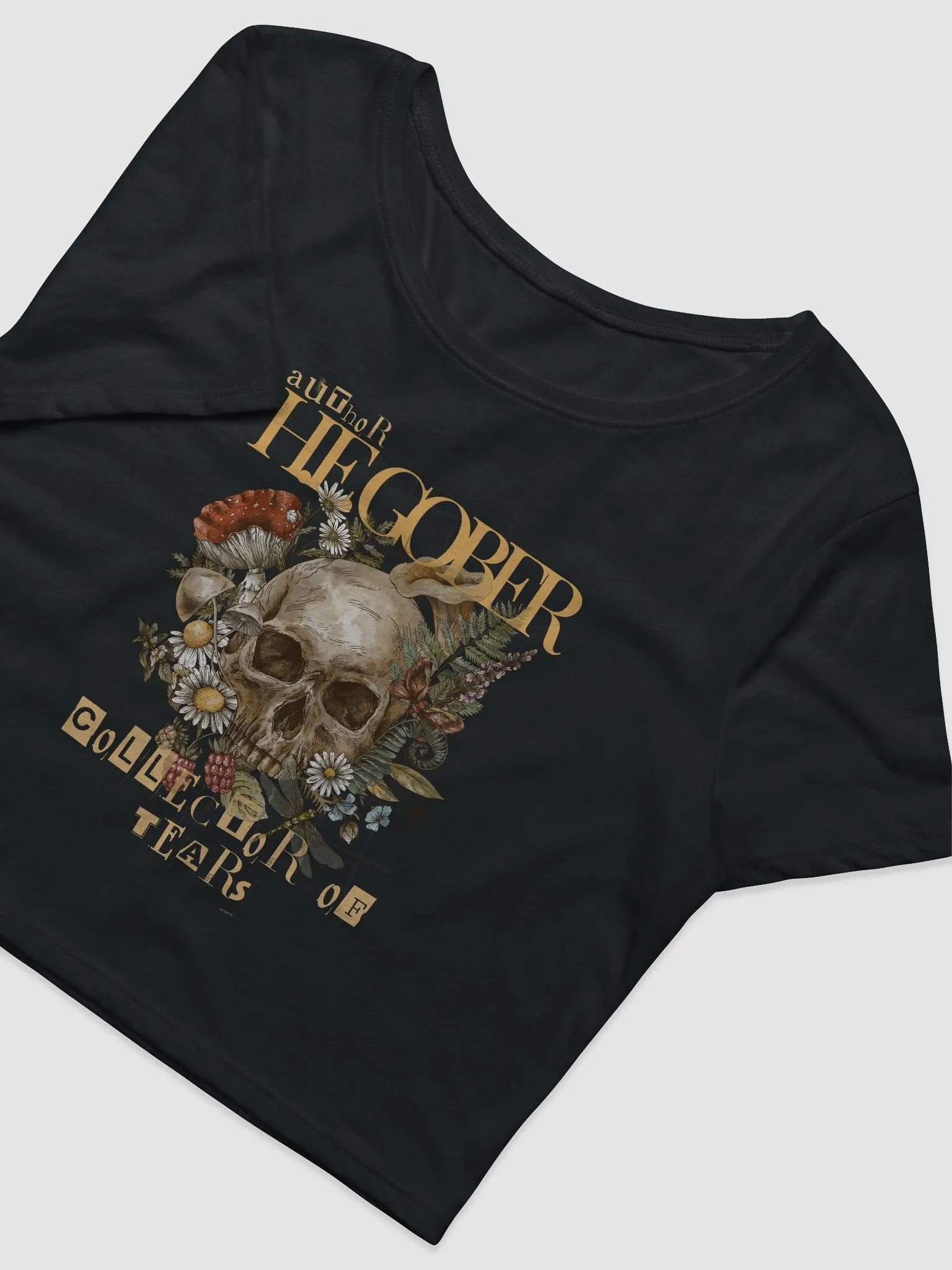 H.E. Gober Skull Crop Top product image (3)