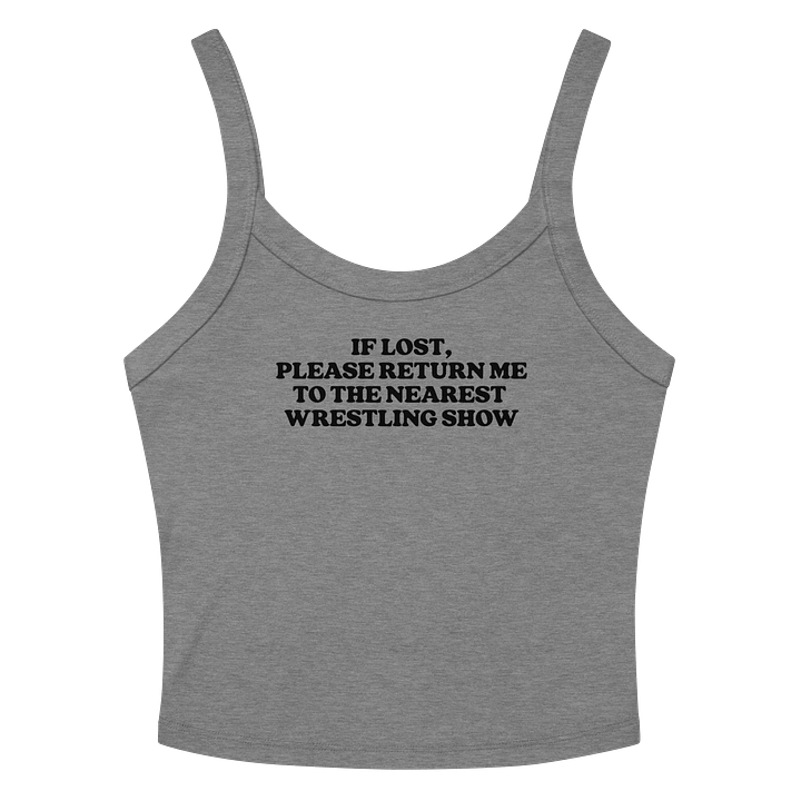 All Roads Lead To Wrestling Micro Ribbed Tank Top product image (2)