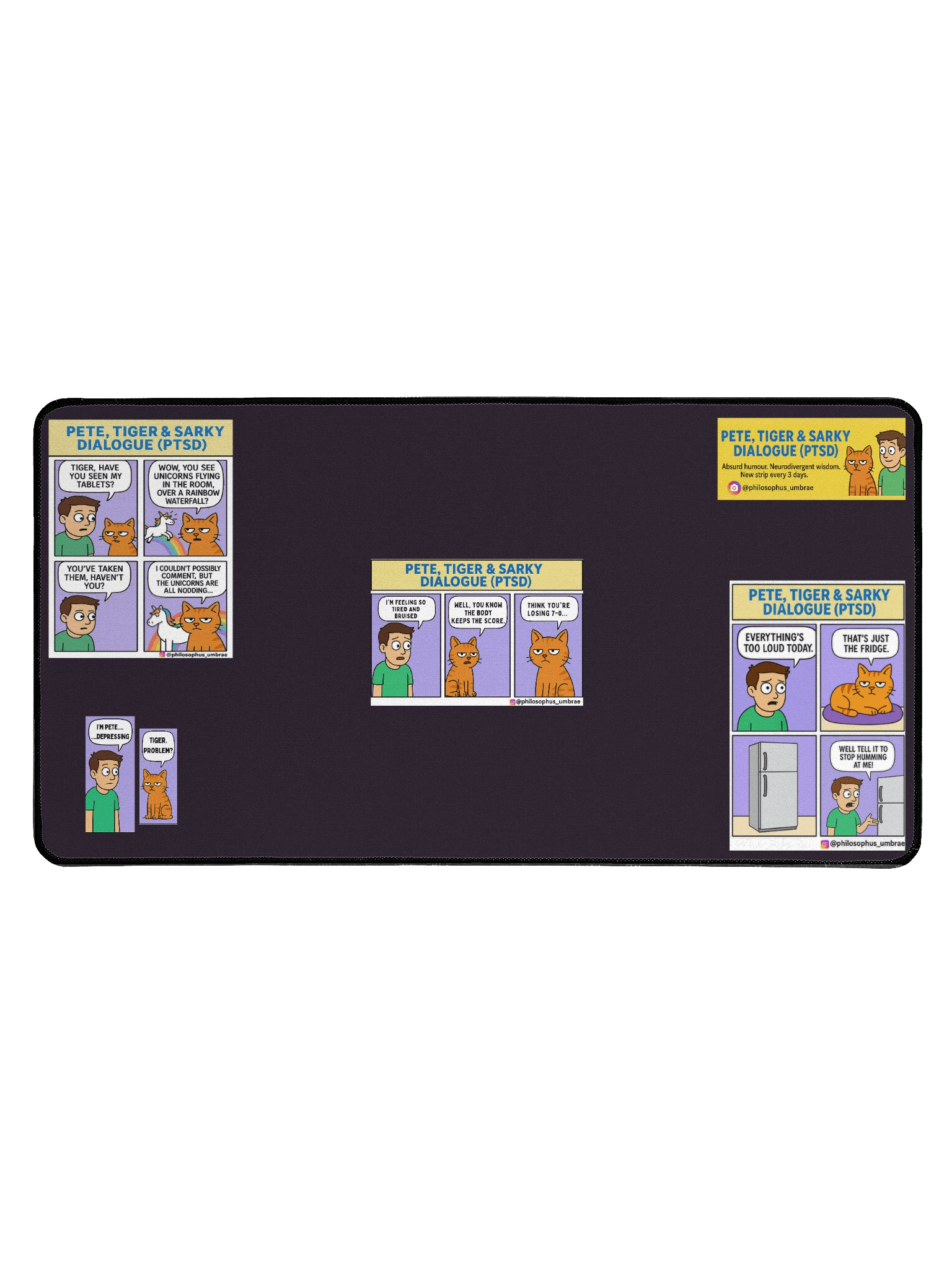 PTSD CARTOON [mousemat] product image (1)