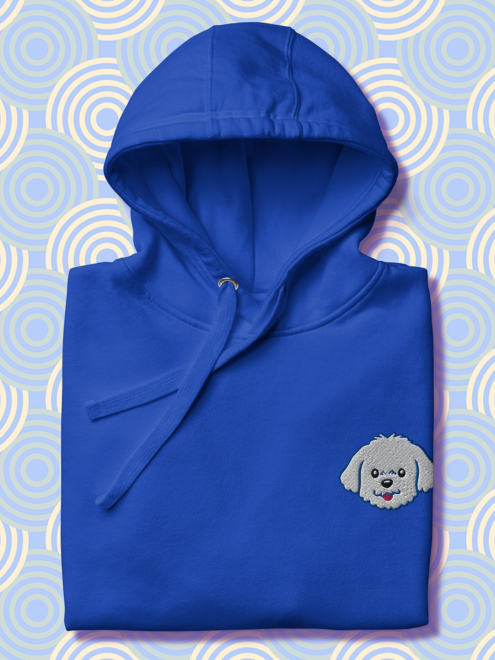 Cartoon Maltese Dog Embroidered Premium Hoodie product image (10)