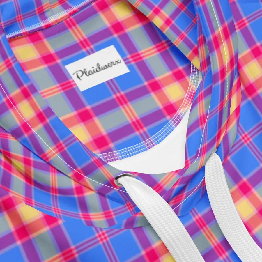 Bright Blue and Hot Pink Hoodie product image (10)