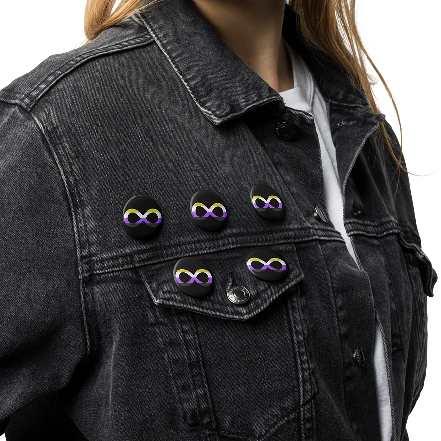 Non-Binary Autistic Infinity Pin Set product image (8)