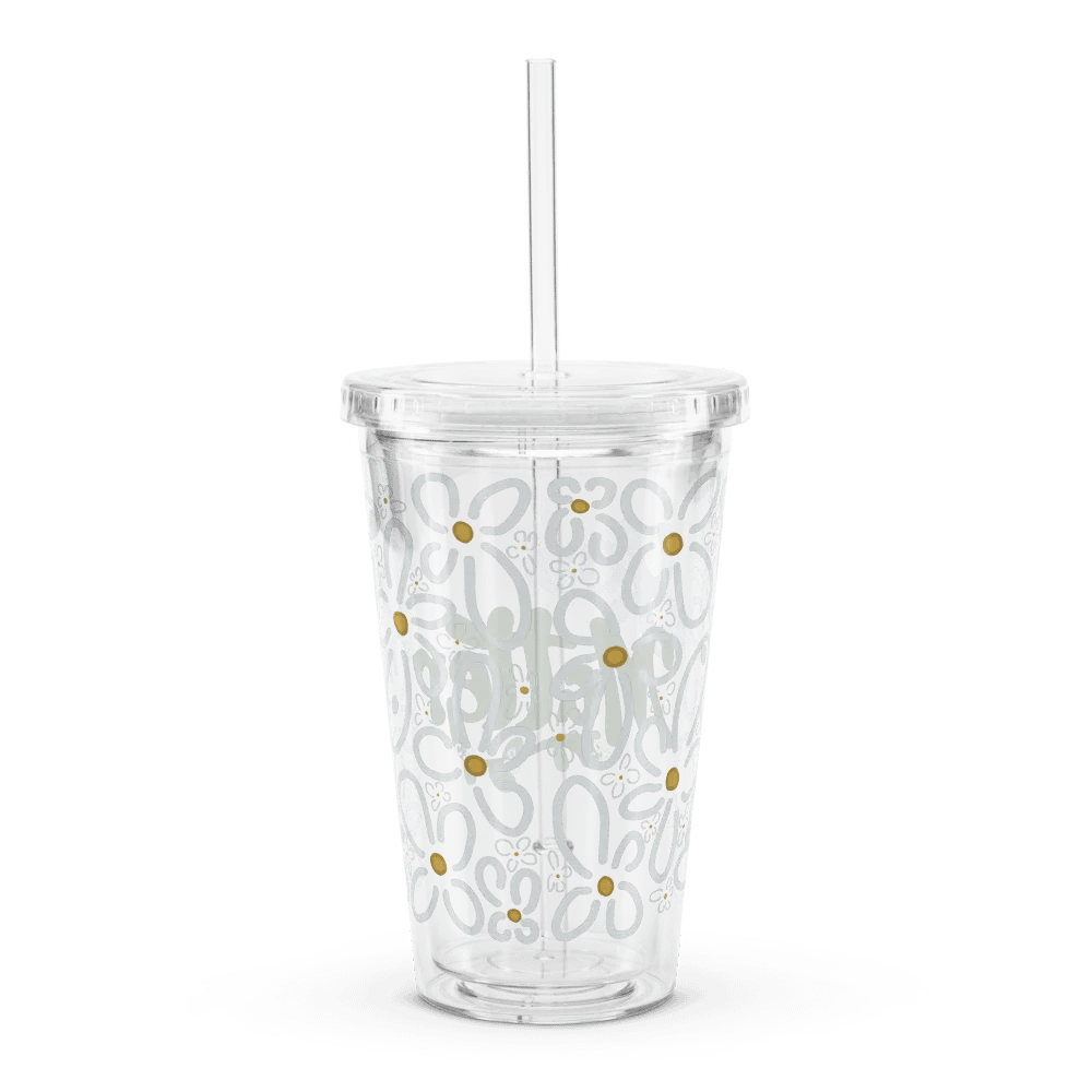 You Matter Flower Clear Cup product image (2)
