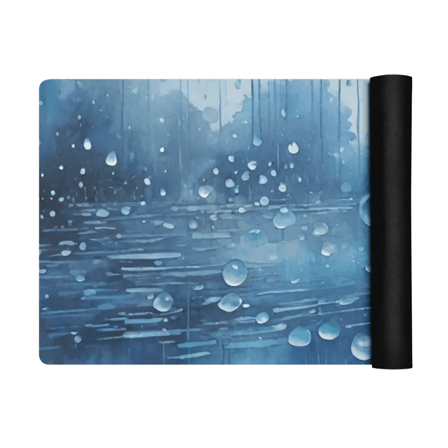 Rain Droplet Yoga Mat product image (3)