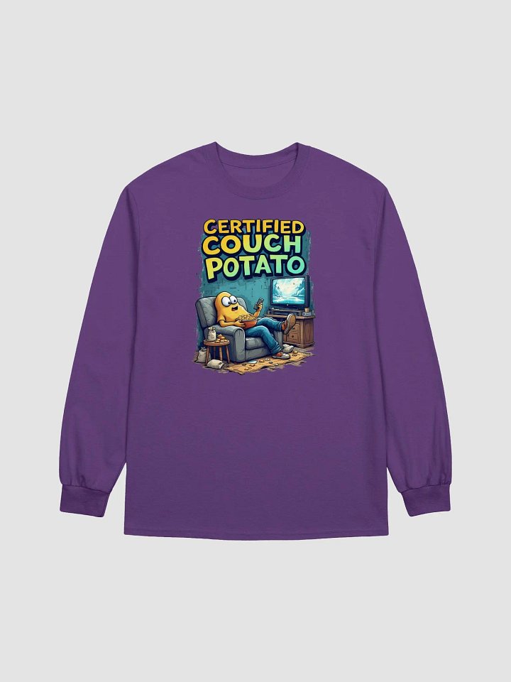 Certified Couch Potato Long Sleeve Tee product image (4)