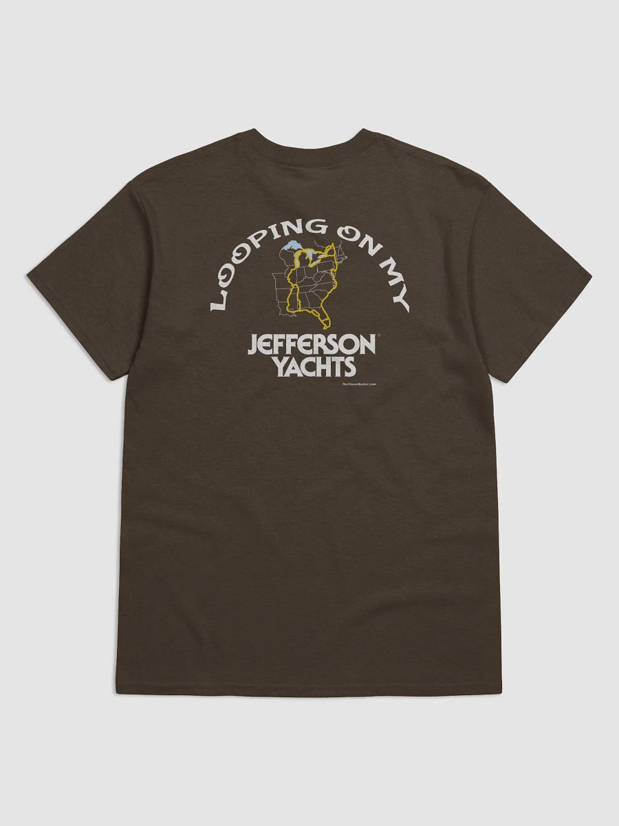 Looping On My Jefferson - T-Shirt - Dark Shirt w/White Logo product image (1)