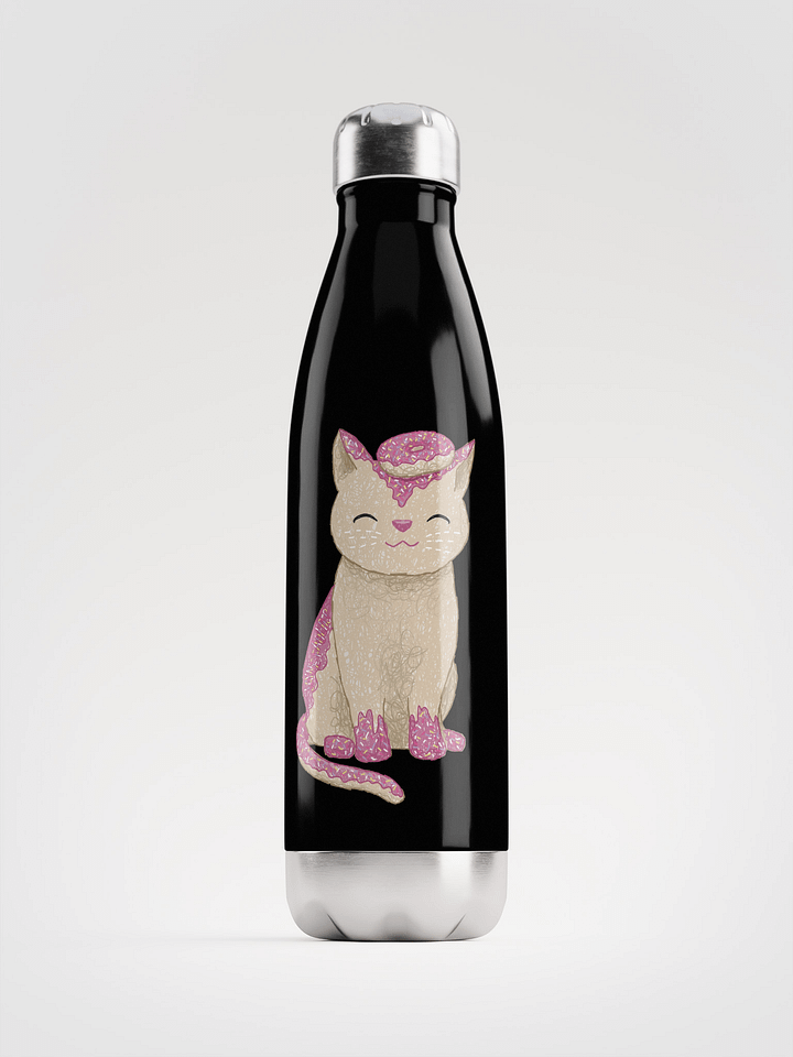 Lottie's Doughnut Cat Stainless Steel Water Bottle product image (1)