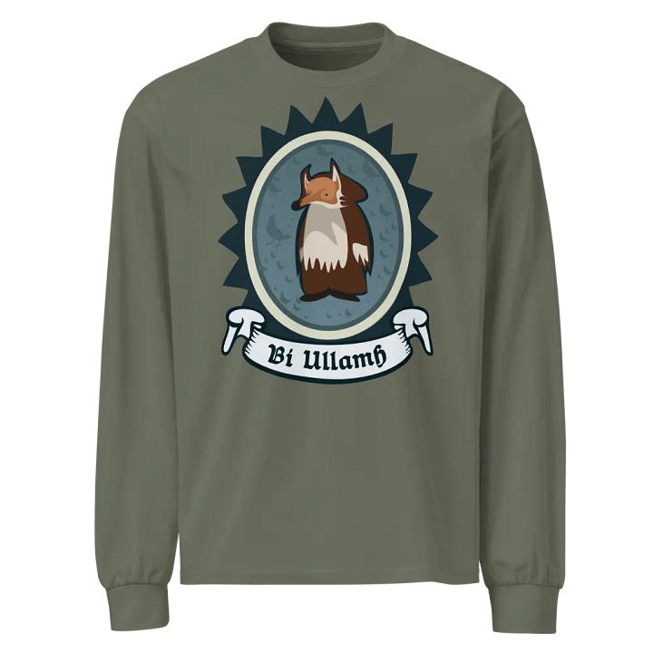 Sionnach Bí Ullamh AS Colour Premium Meáchan Trom Léine Sleeve Fada (Front Patch) product image (1)