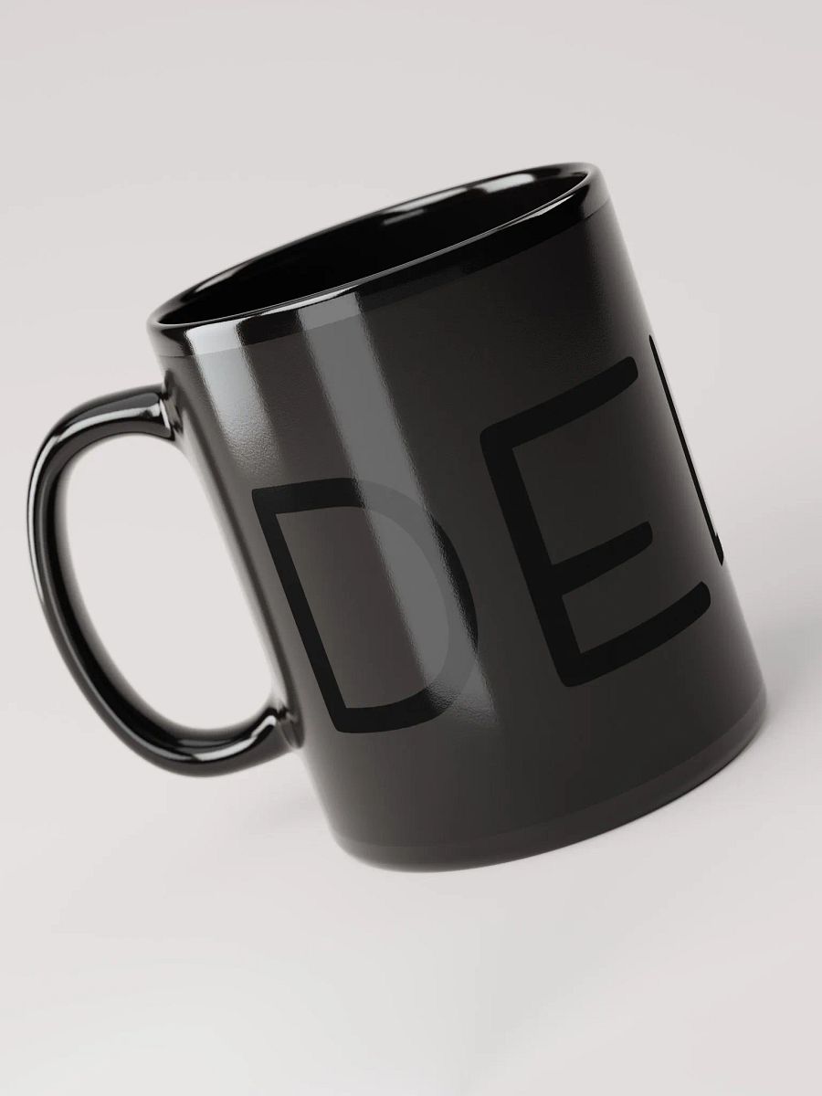 DELTA Mug Text Blk/Blk product image (5)
