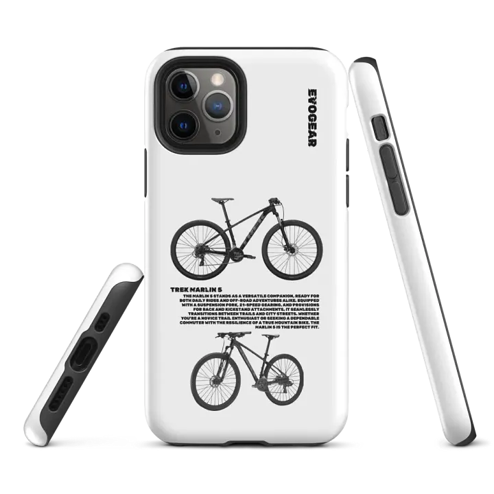White Trek Marlin 5 iPhone Case product image (3)