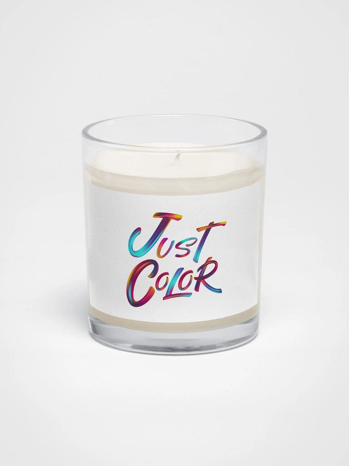 Vibrant Brushstroke 'Just Color' Soy Wax Candle product image (1)