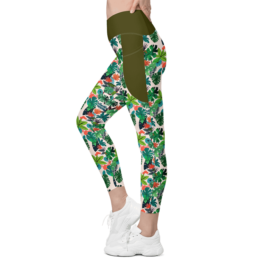 Tropical Leggings with Pockets product image (6)