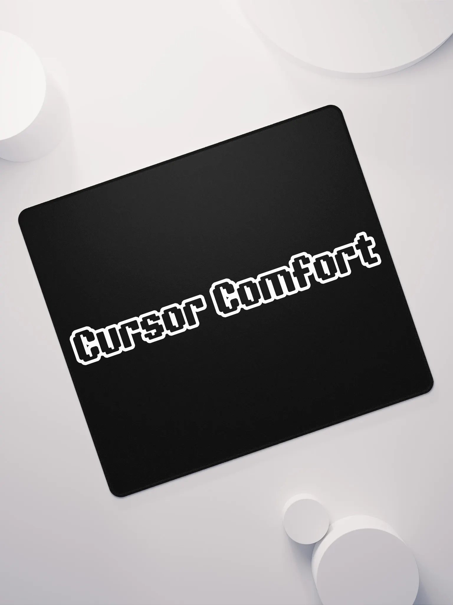 CURSOR COMFORT (Black Gaming pad & Desk Mat) product image (7)