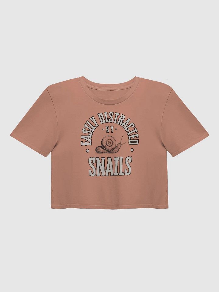 Easily Distracted by Snails Premium Crop Top product image (2)