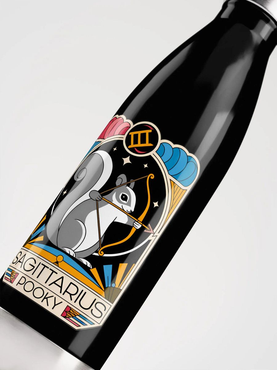 Sagittarius Squirrel Stainless Steel Water Bottle product image (5)