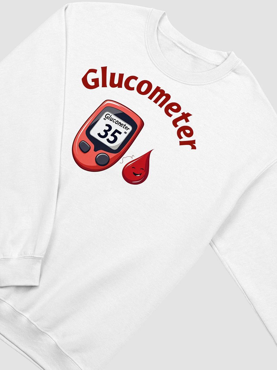 Cheerful Glucometer Red Sweatshirt product image (24)