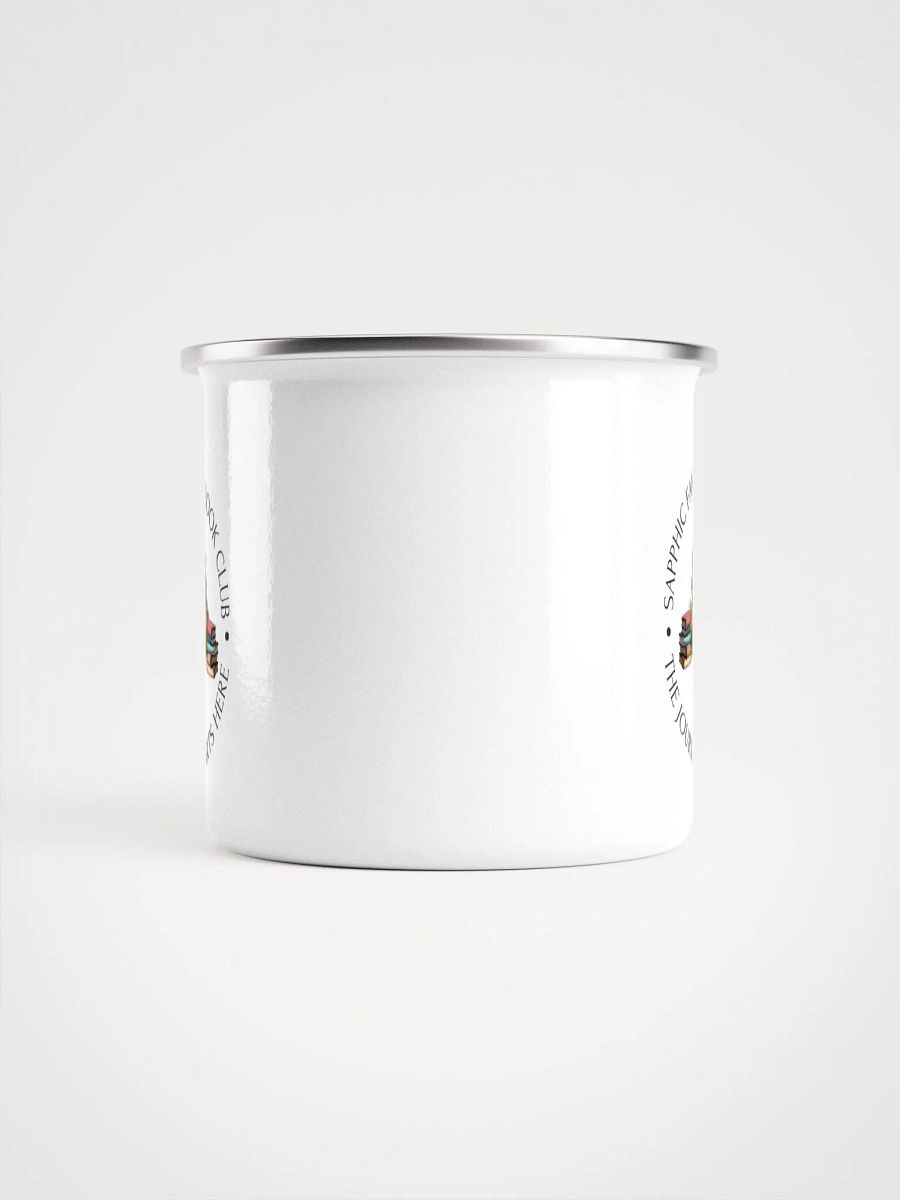 Sapphic Fantasy Book Club Enamel Mug product image (2)