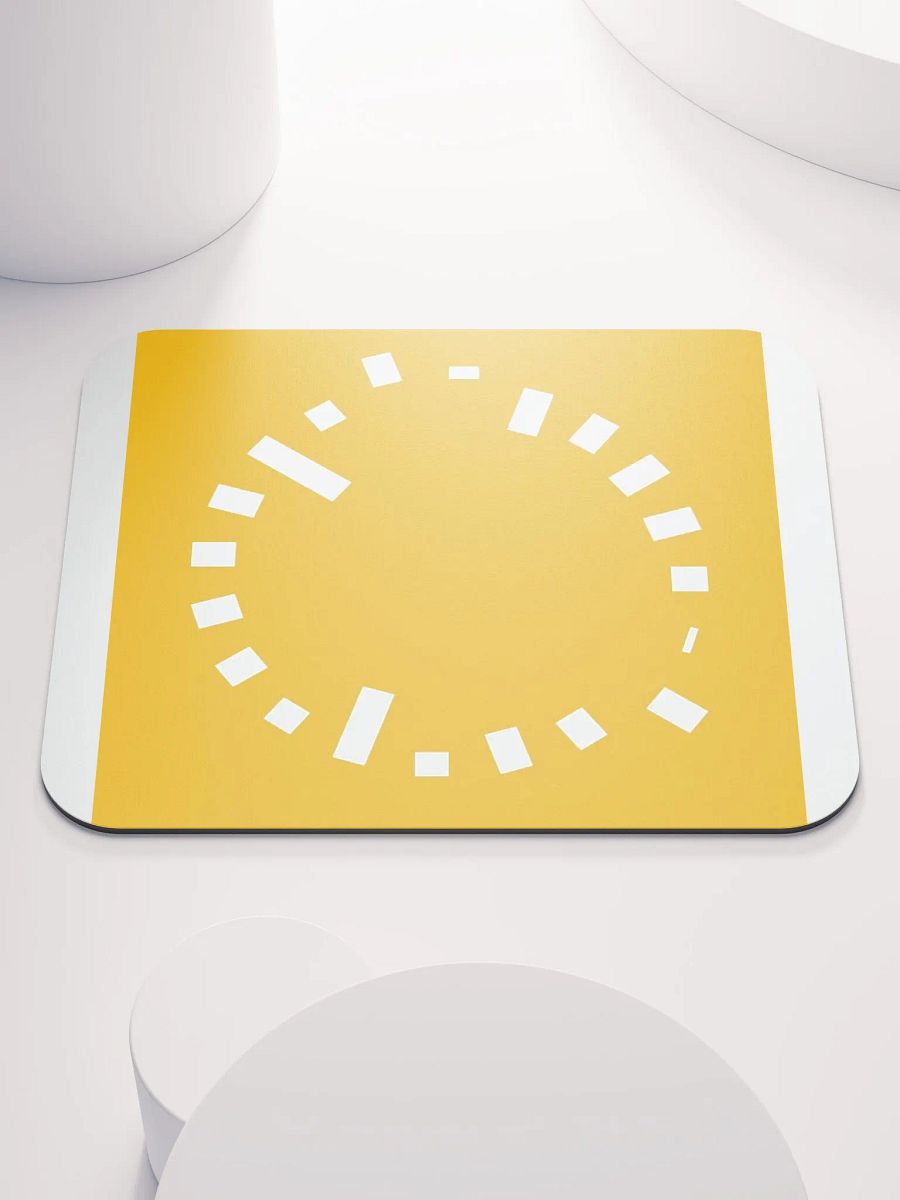 Clock Geometric Harmony Mouse Pad product image (1)