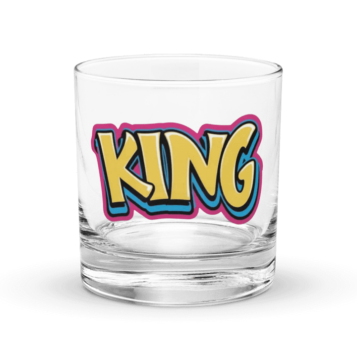 Graffiti King Rocks Glass product image (1)