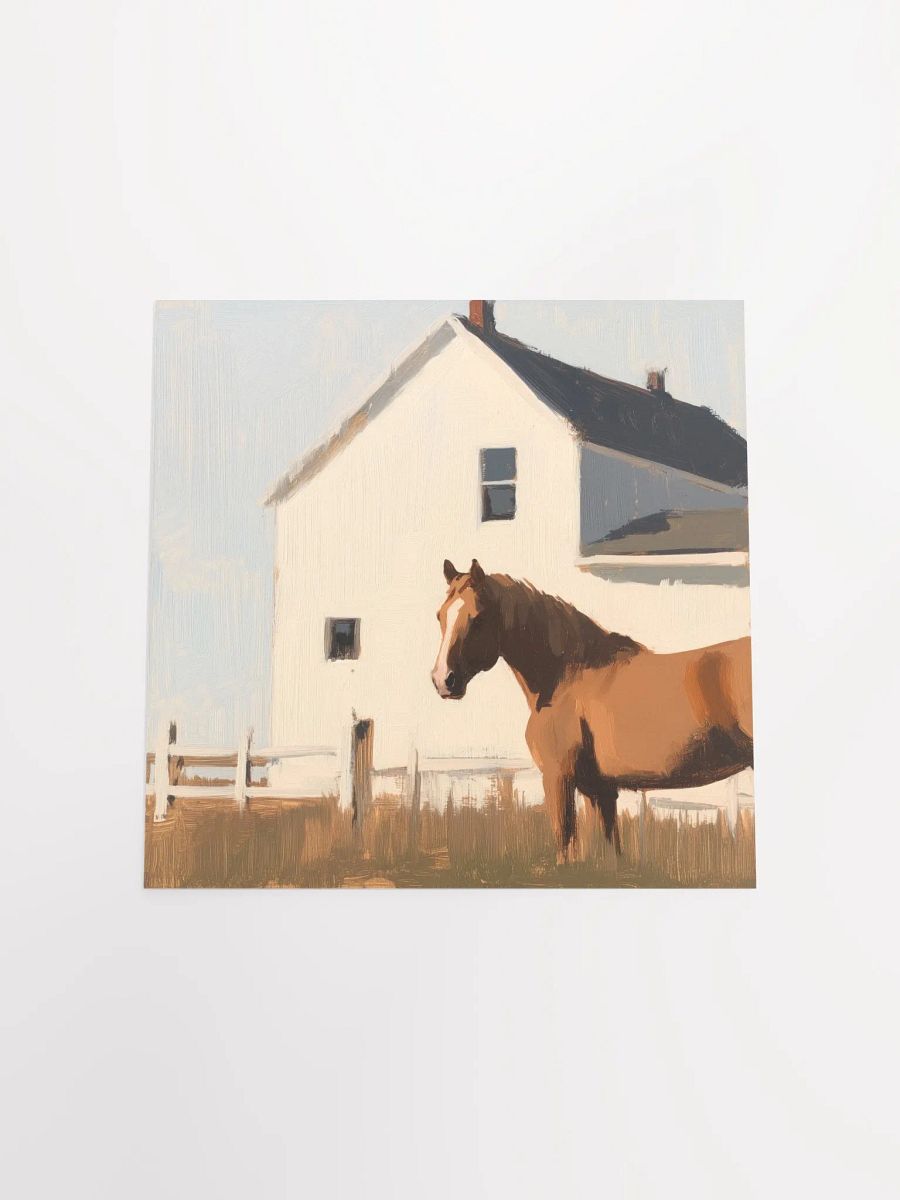 Modern Farmhouse: Brown Horse VII Art Print product image (20)