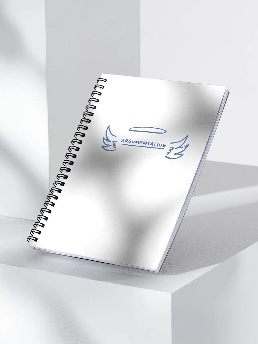 ANGELIC (teal design) notebook product image (4)