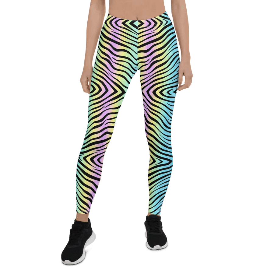 Leopard Rainbow Leggings product image (1)