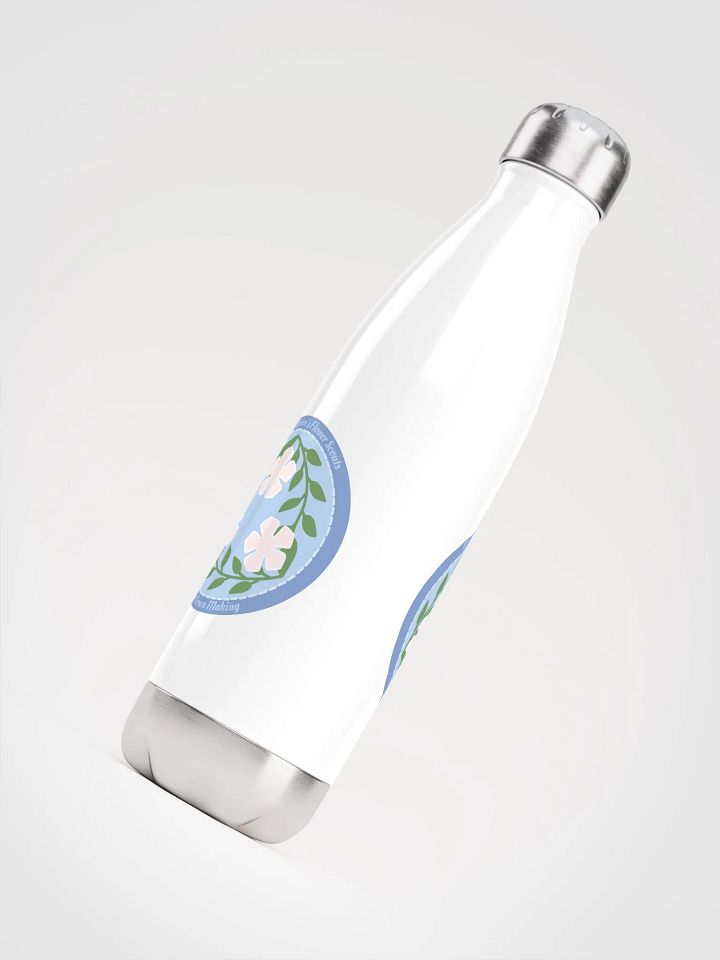Flower Making Badge Stainless Steel Water Bottle product image (2)