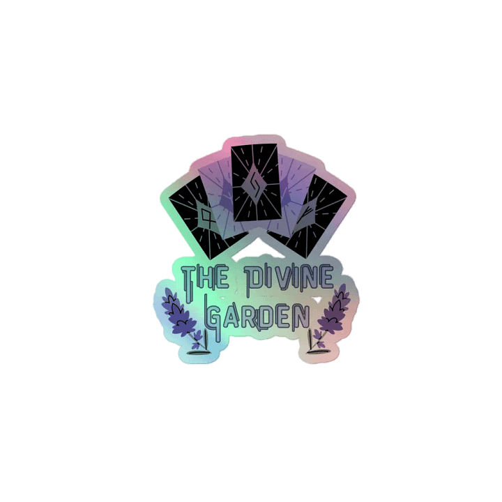 Lavender Tarot Holo Sticker product image (1)