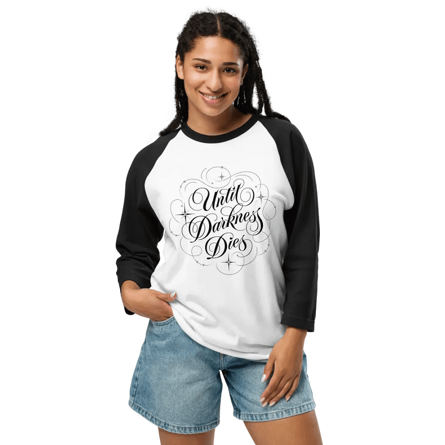 Until Darkness Dies (swirls design) Fine Jersey Raglan Tee product image (38)